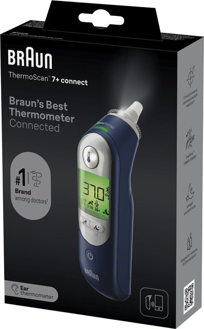 Braun ThermoScan 7+ Connect Ohrthermometer IRT6575NWE in Grau - Bild 3