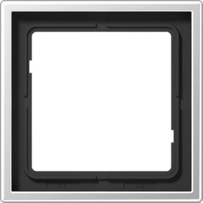 Jung 1-fach Rahmen Aluminium AL 2981 Farbe Silver - Bild 1