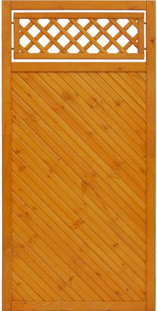 Sichtschutzzaun Toulon von Andrewex in Pinie, Farbe Braun, H: 180 cm, B: 90 cm - Bild 1