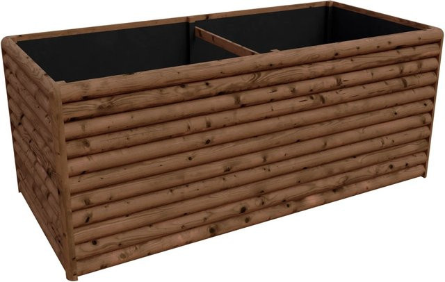 T&J Hochbeet Daniel aus Holz in Braun, B/T/H: 187 x 87 x 77 cm - Bild 1