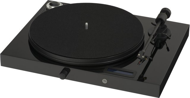 Pro-Ject Juke Box E Bluetooth Plattenspieler mit Ortofon OM 5E Tonabnehmer in Schwarz - Bild 1