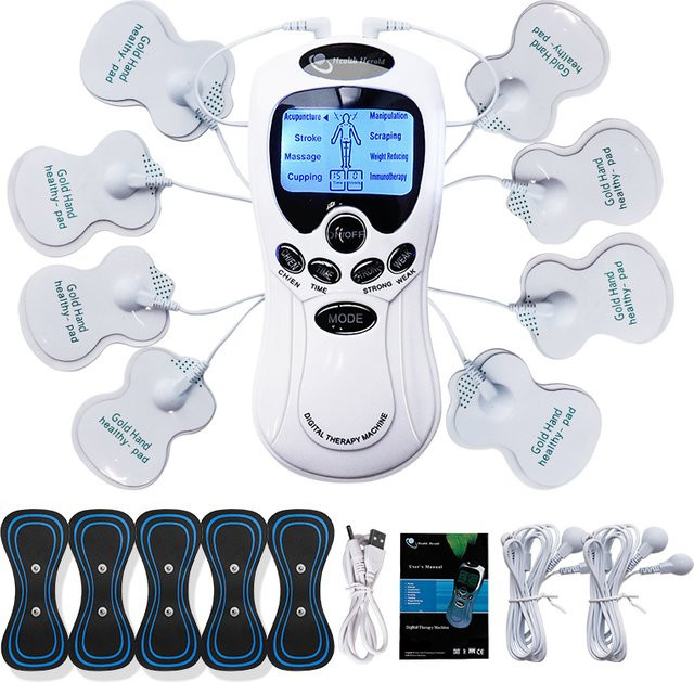 Raiuleko TENS-Elektroakupunktur-Stimulator, Puls-Massagegerät, EMS-Muskelentspannung - Bild 1