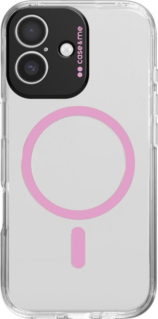 Transparente Apple Hülle für iPhone 17 mit MagSafe Kompatibilität in Rosa - Bild 1