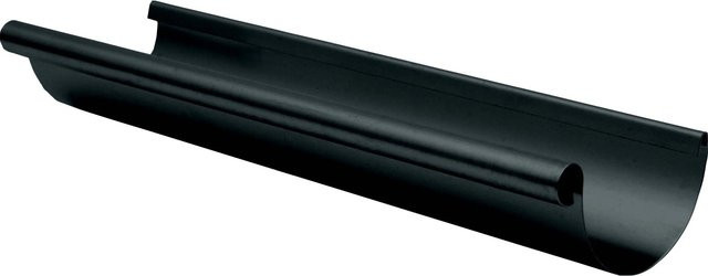 Sarei Dachrinne halbrund aus Aluminium in Anthrazit Schwarz, Nennweite: 100 mm, Länge: 200 cm - Bild 2