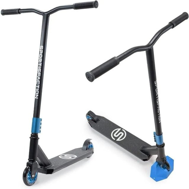 Sportisfaction Stuntscooter Blau mit ABEC11 Kugellager und 4-fach Klemme - Bild 1