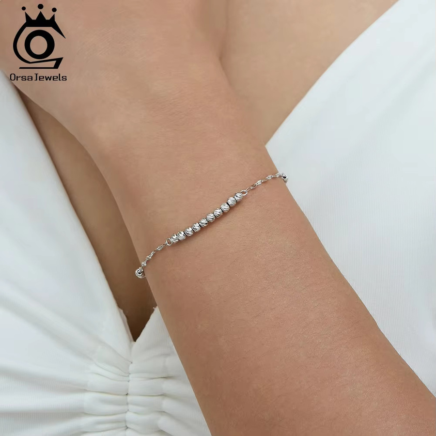 ORSA JEWELS Armband, 925 Silber, Perle, Damen - Bild 2
