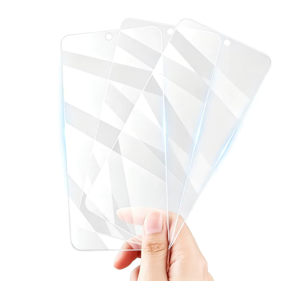 NNBILI 3er-Pack Displayschutzfolie aus gehärtetem Glas, transparent, passend für Xiaomi Redmi Note 13 12 12S 11 10S 9S 10 9 8 Pro Plus, kratzfest - Bild 7
