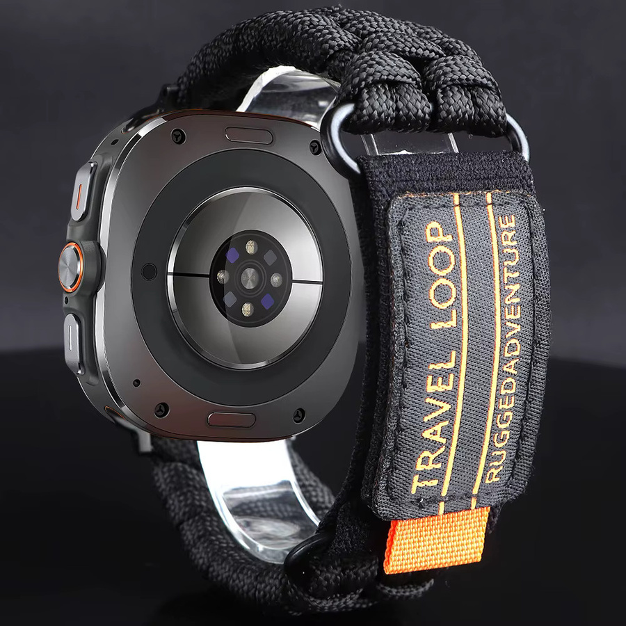 Samsung Uhrenarmband, Textil/NATO, Schwarz, Unisex - Bild 2