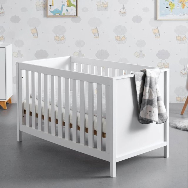 Bessagi Kids Gitterbett Maria Weiß B/T/H: 140 x 70 x 0 cm - Bild 1