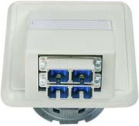 Telegärtner Anschlussdose OAD/S m.2xSC-D aws in Weiß - Bild 1