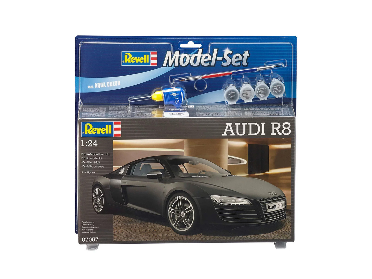 Revell Audi R8, Modellset, 1:24, ab 8 Jahren - Bild 2