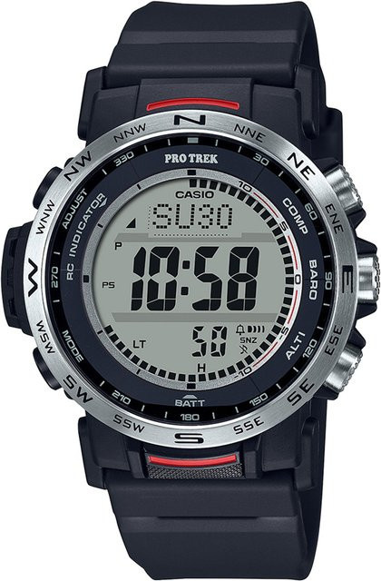 Casio Digitaluhr Pro Trek, Quarz, Kunststoff, Schwarz, 45 mm, Herren - Bild 1