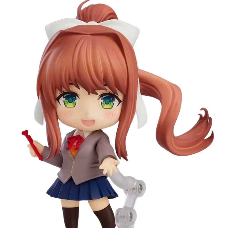 Bandai Doki Doki Literature Club Monika, Anime-Actionfigur, Austauschbare Gesichter, Artikuliert - Bild 4