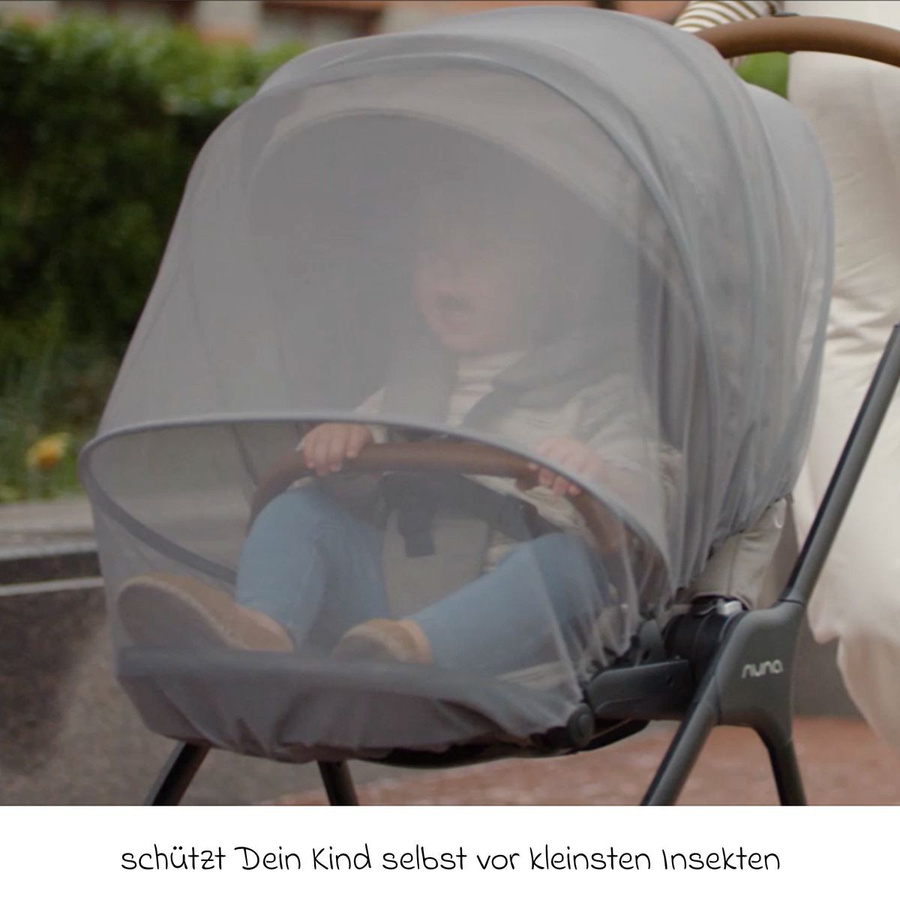 Nuna Insektenschutz für Kinderwagen in Grau und Transparent - Bild 3
