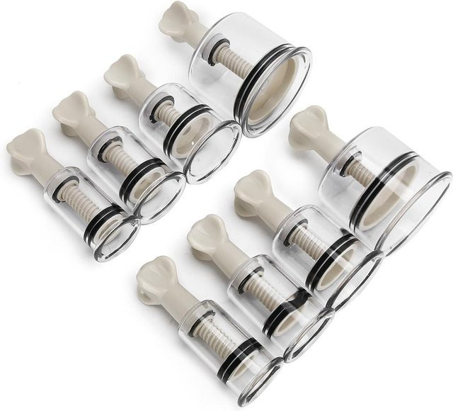 GoolRC Akupunktur-Vakuum-Schröpfset Massage-Schröpfkopf, White, Unisex - Bild 1