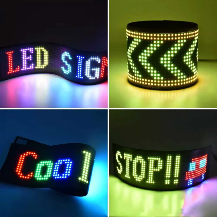 VASTFIRE LED-Schild-Panel mit Bluetooth und App-Steuerung für individuelle Textmuster, Animationen und Logos - Bild 4