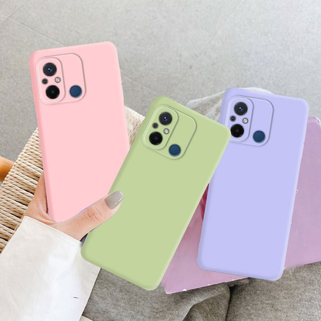 Xiaomi Redmi 12C Silikon Schutzhülle in Matt, Farbe: Purple - Bild 1