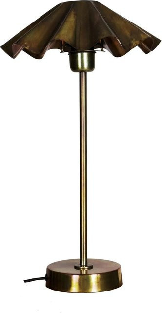 PR Home Aira Tischleuchte aus Metall in Gold/Messing mit E27 Fassung - Bild 1