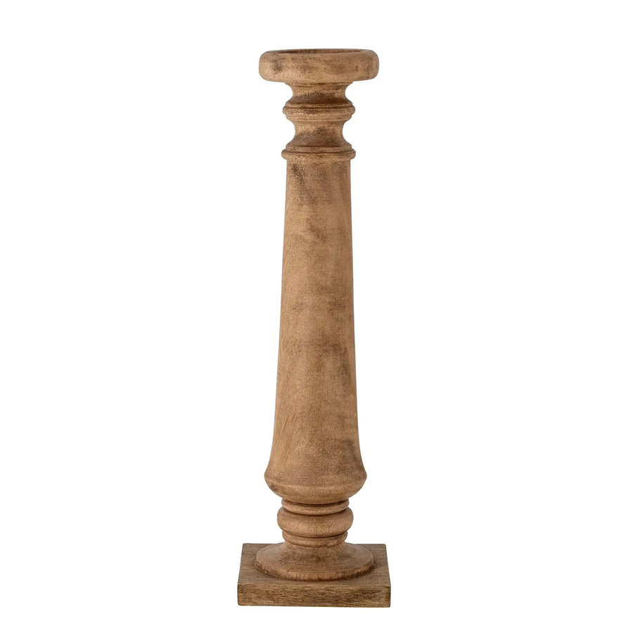 Bloomingville Kerzenhalter Noore aus Mangoholz in Braun, Höhe: 46 cm - Bild 1