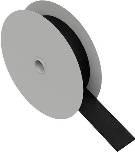 Hebotec Klettband zum Bündeln in Schwarz, Länge: 5000 mm, Breite: 20 mm - Bild 1