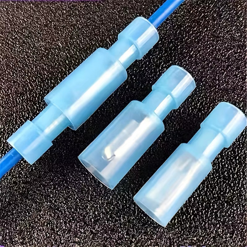 10 Paar Nylon Bullet Schnellverbinder Set mit isolierten elektrischen Crimp Steckverbindern in Blau - Bild 2
