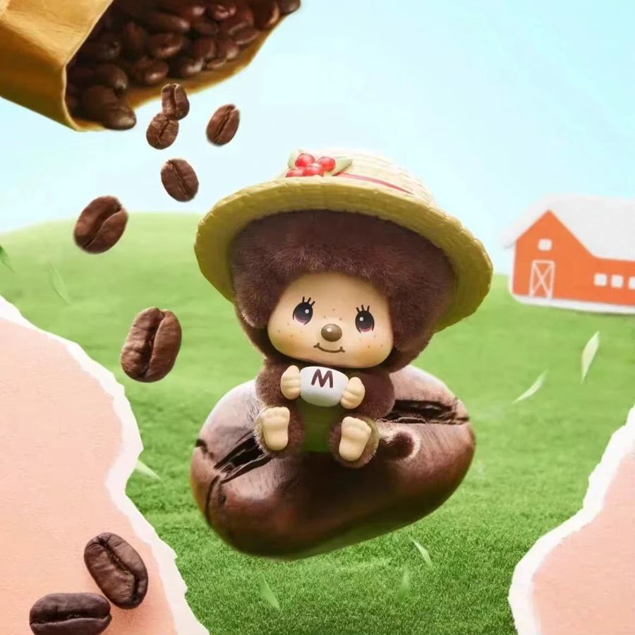 Monchhichi Kaffee-Farm-Serie, Schlüsselanhänger Blindbox, Bunt / Mehrfarbig - Bild 3