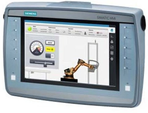 Siemens 6AV2125-2JB03-0AX0 SPS-Mobile Panel in Grau mit Ethernet/LAN und USB-A - Bild 1