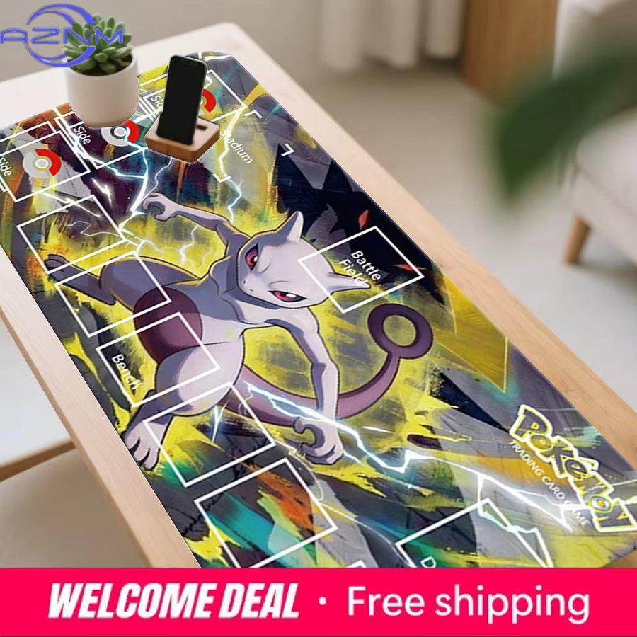 Potdemiel Power Mewtwo Pokemon TCG Battle Field Spielmatte - Bild 5