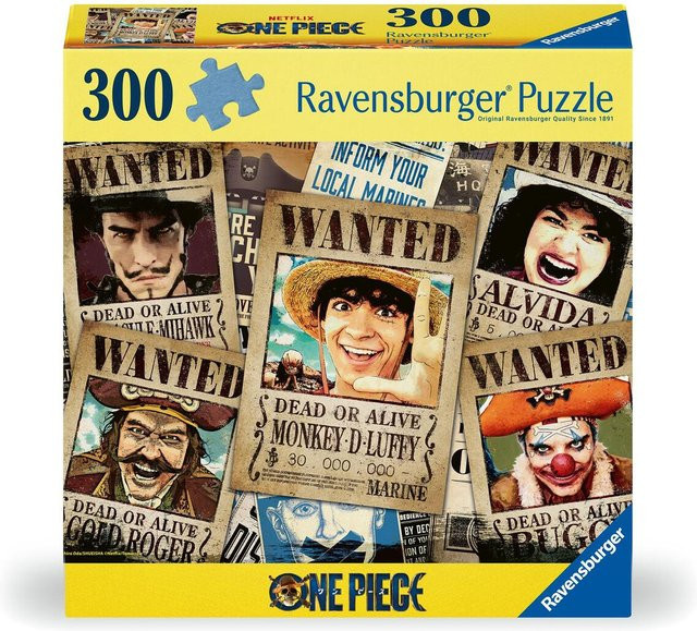 Ravensburger One Piece Wanted! Puzzle, 300 Teile - Bild 1