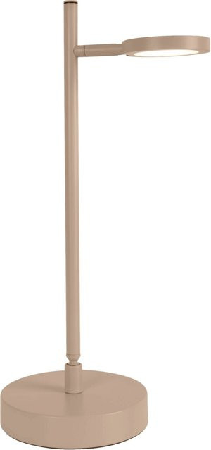 Näve LUPA LED Akku-Tischleuchte aus Metall in Beige, dimmbar, B/T/H: 22,6 x 16,0 x 45,0 cm - Bild 1