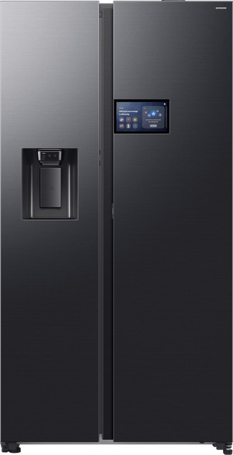 Samsung RS94F Side-by-Side Kühlschrank mit AI Home, Wassertank und App-Steuerung, Schwarz, 621 l, EEK: D - Bild 1