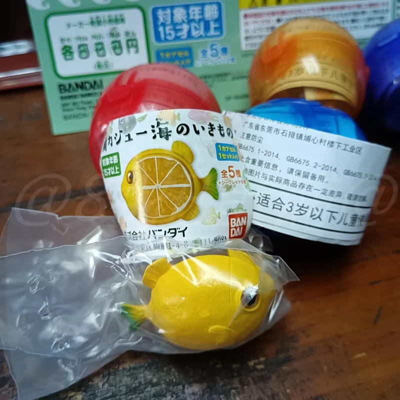 Re-ment Gacha Meerestiere Obst Fisch Figuren, Bunt / Mehrfarbig - Bild 4