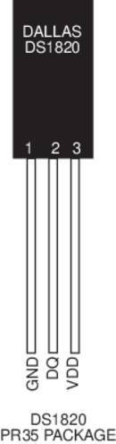 Maxim Integrated DS18S20+ Temperatursensor Schwarz, TO-92 radial bedrahtet, Messbereich -55 bis +125°C - Bild 1