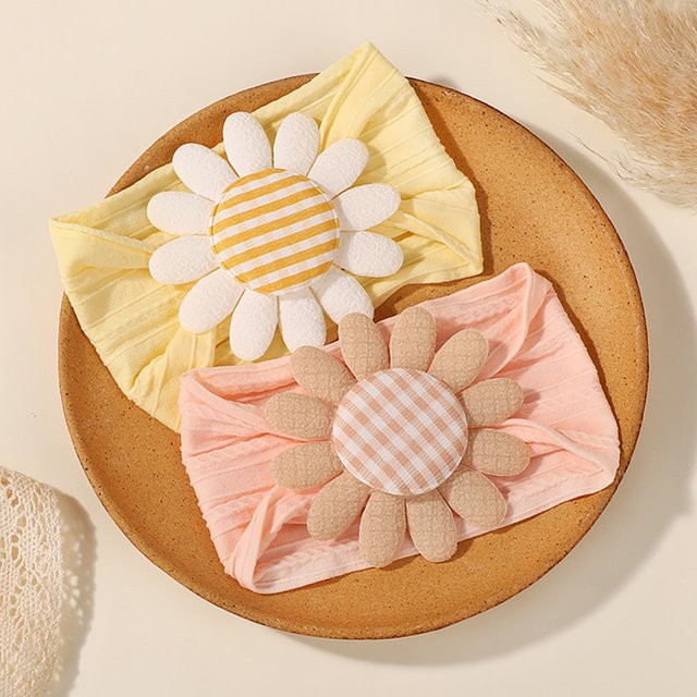 Haarband Baby, 3er-Set, Nylon, Floral, Kinder - Bild 1