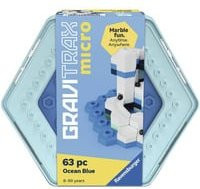 Ravensburger GraviTrax micro Ocean Blue Konstruktionsspielzeug in Blau und Grün mit 63 Teilen - Bild 1