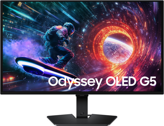 Samsung Odyssey OLED G5 G50SF Gaming-Monitor, 27 Zoll, QHD, 180 Hz, Schwarz - Bild 1