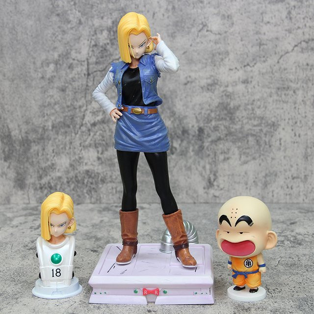 Bandai Dragon Ball Super Saiyan Android 18 Sonderedition Kopfskulptur, Anime-Figur Modellstatue, Bunt / Mehrfarbig - Bild 1