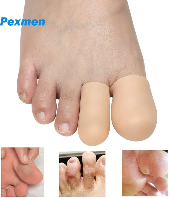 Pexmen Zehenschutz Silikon-Zehenkappen, 2 Stück, Unisex - Bild 1