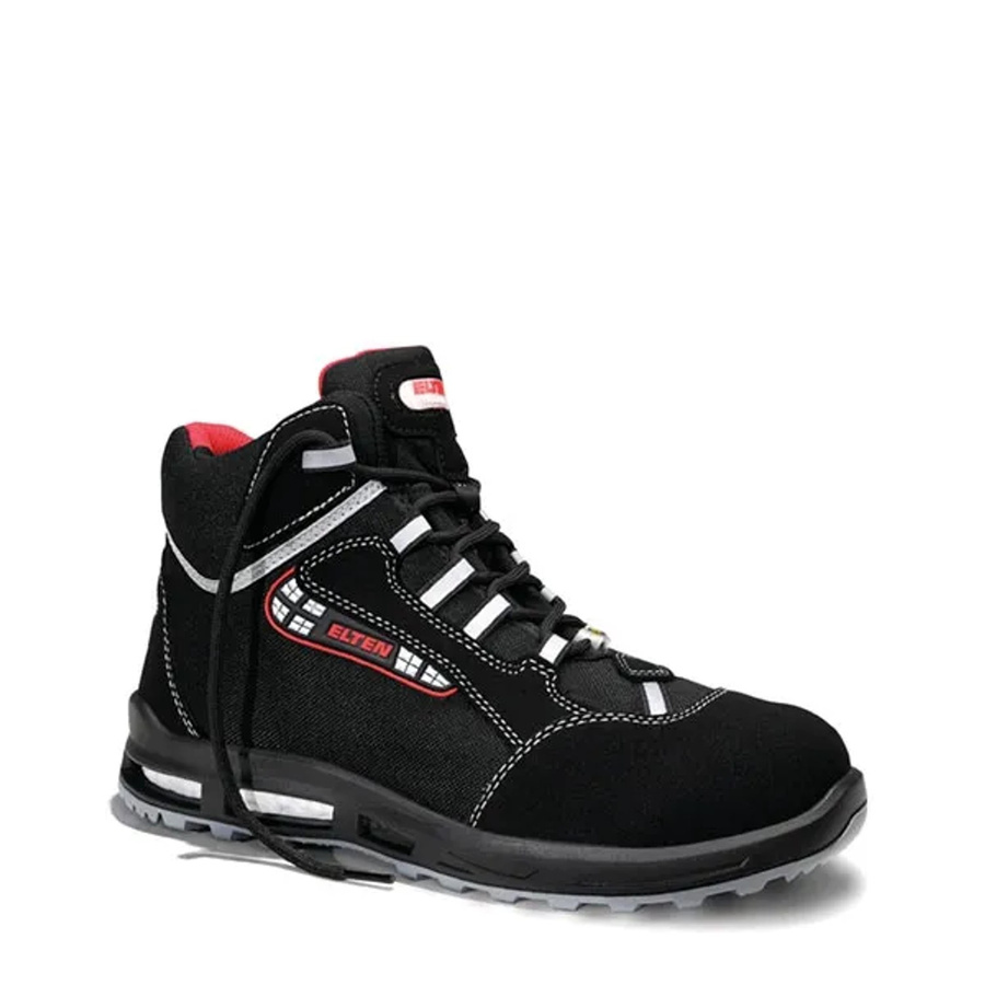 Elten Sicherheitsschnürstiefel Sander Xxt ESD S3 in Schwarz-Rot, Größe 43 - Bild 2