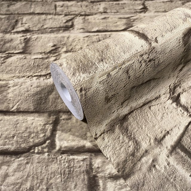 Marburg Vliestapete in Steinoptik Modern Braun mit FSC-Zertifizierung - Bild 1