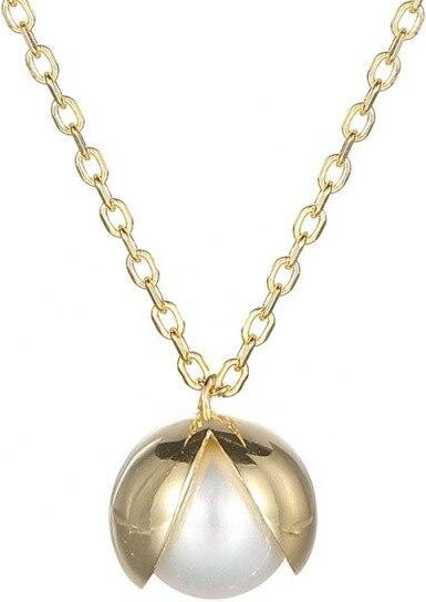 Halskette Damen, 925 Silber, Perle, 43 cm - Bild 1