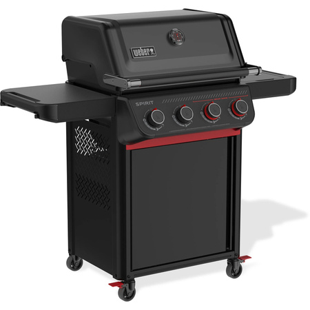 Weber Spirit E-425C Stealth Edition Gasgrill in Schwarz mit Sear Zone und Snap-Jet-Zündung