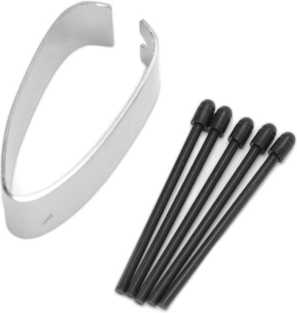 DIYelecs Universal Touchpen Ersatzspitzen Set, 5 Stück harte Spitzen mit 1,05 mm Durchmesser und 20 mm Länge, Farbe: Schwarz - Bild 1