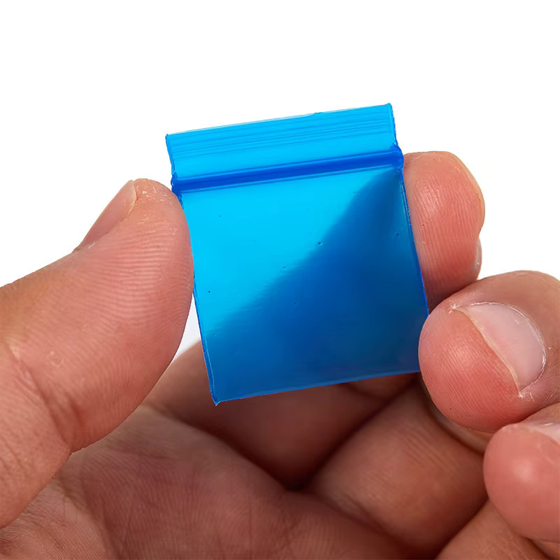 100 Stück transparente Plastik-Verpackungsbeutel mit Druckverschluss, Mini-Reißverschlussbeutel für Pillen, B/B: 2,5 x 3 cm - Bild 2