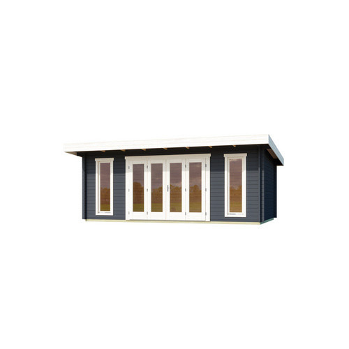 Lasita Gartenhaus Sussex Maja in Carbongrau mit Pultdach B/H/T: 630 x 239,4 x 470 cm - Bild 3