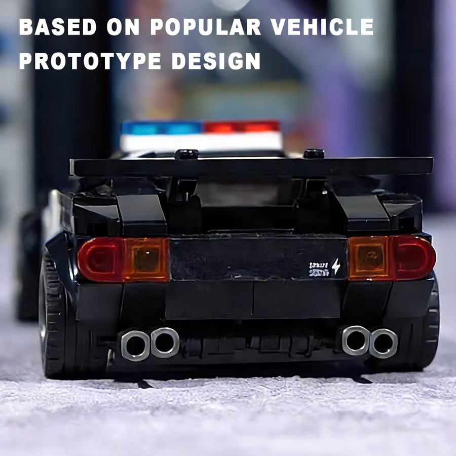 yangkili Mini Polizeiauto, Baukasten, Kunststoff - Bild 6