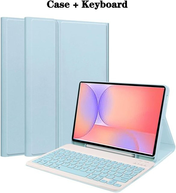 Samsung Hülle mit Tastaturabdeckung für Galaxy Tab S10 Lite 10,9 Zoll (SM-X400/X406B) in Blau - Bild 1