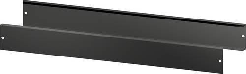 Rittal Sockel-Blende vorne/hinten aus Stahlblech in Schwarz RAL 9005, B: 1000 mm, H: 100 mm, 2er-Set - Bild 1