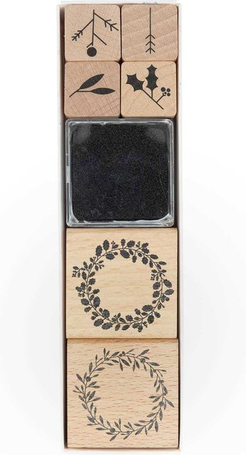 Rico Design Paper Poetry Stempelset Mistelzweig - Bild 1