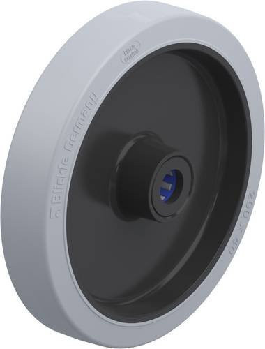Blickle Kunststoff-Rad POEV 201/20XR-SG in Grau und Schwarz mit einem Durchmesser von 200 mm und einer Tragfähigkeit von 400 kg - Bild 1